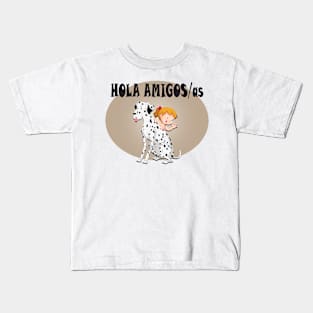 hola amigos Kids T-Shirt